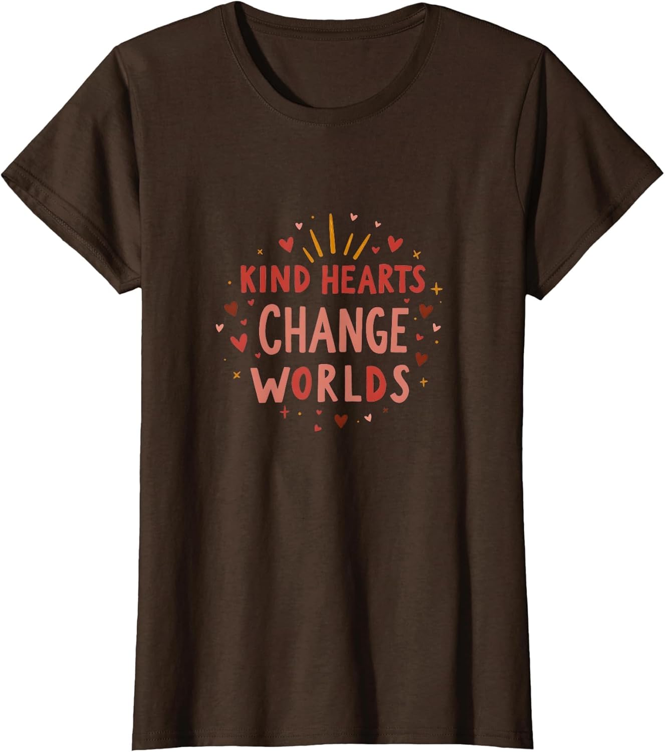 Kind Hearts Change Worlds Positive Message Design