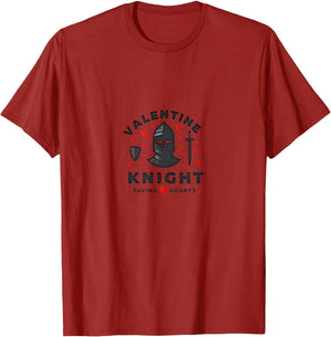 Valentine Knight Saving Hearts Romantic Design
