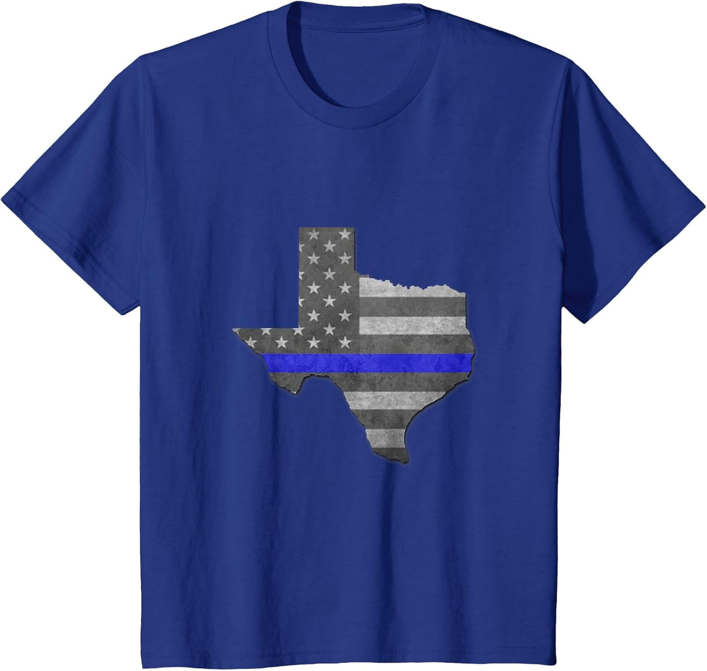 Thin Navy Line Back The Police Texas USA Flag