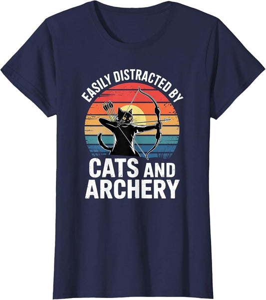 Easily Distracted by Archery and Cats Cat Target Archery
