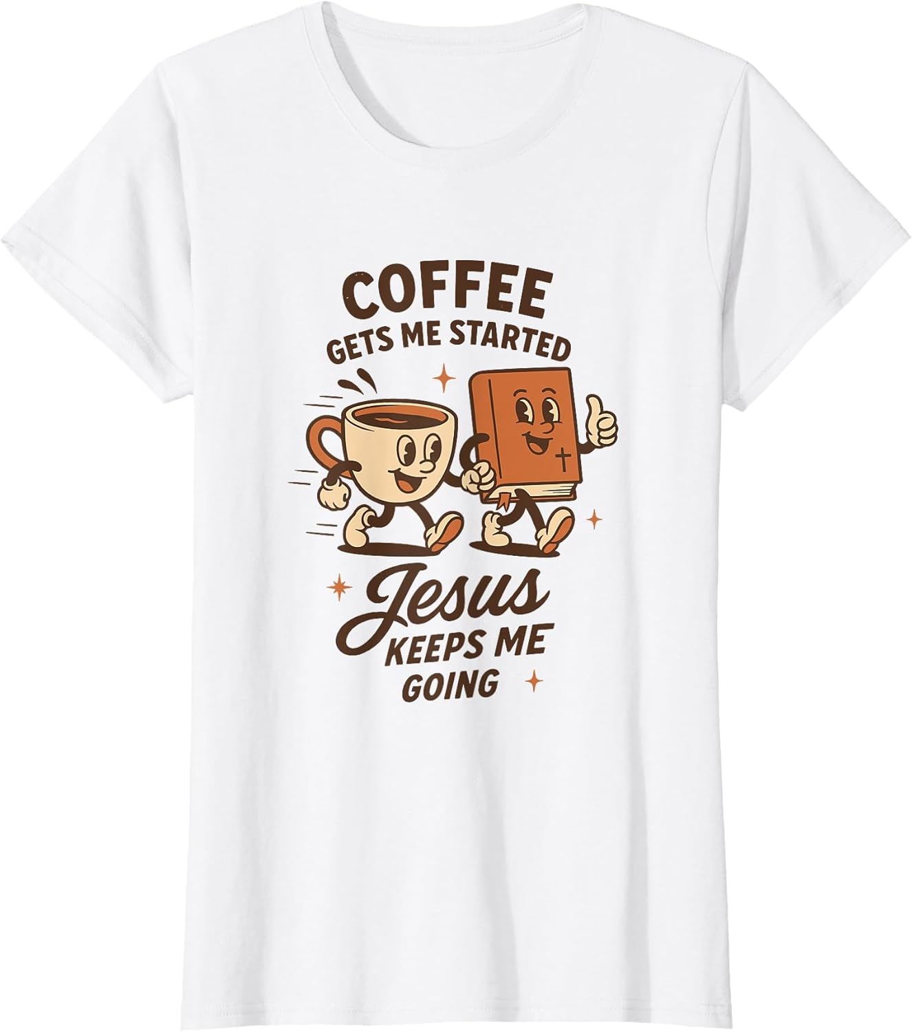 Coffee and Jesus Retro Christian Faith Based Coffee Lover