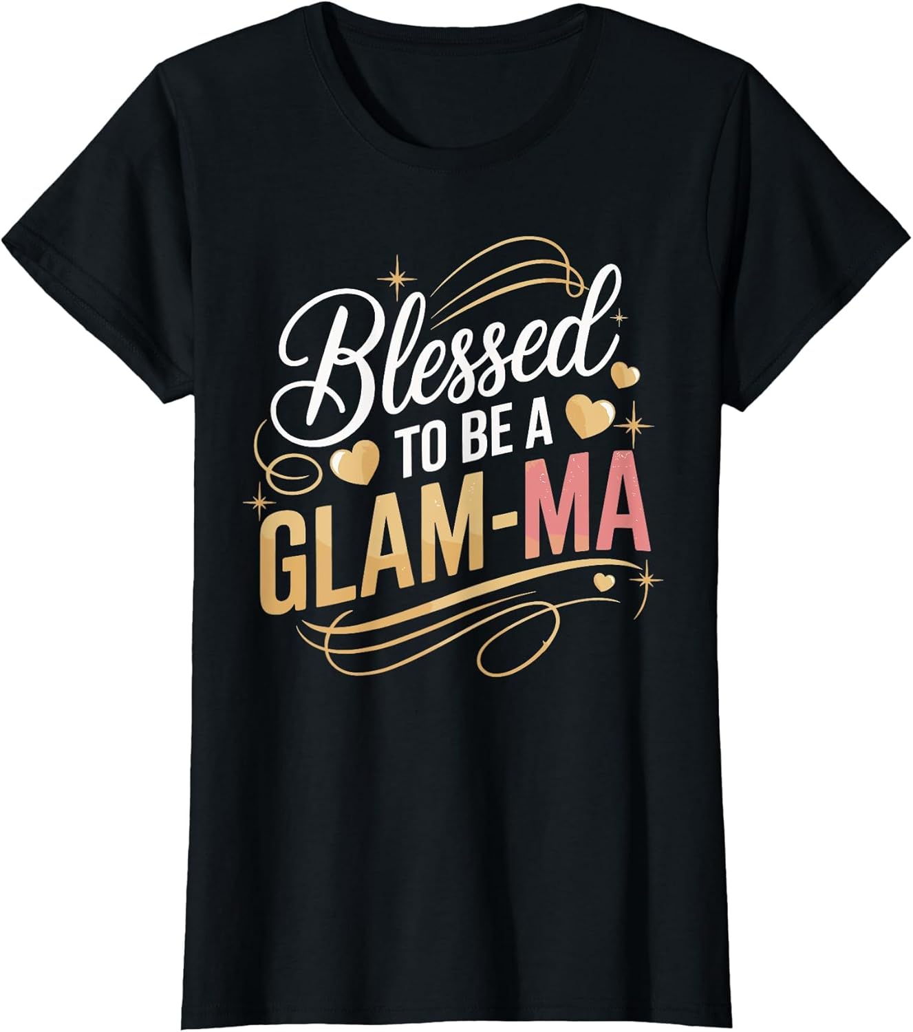 Blessed to Be a Glam-Ma Cute Funny Grandma