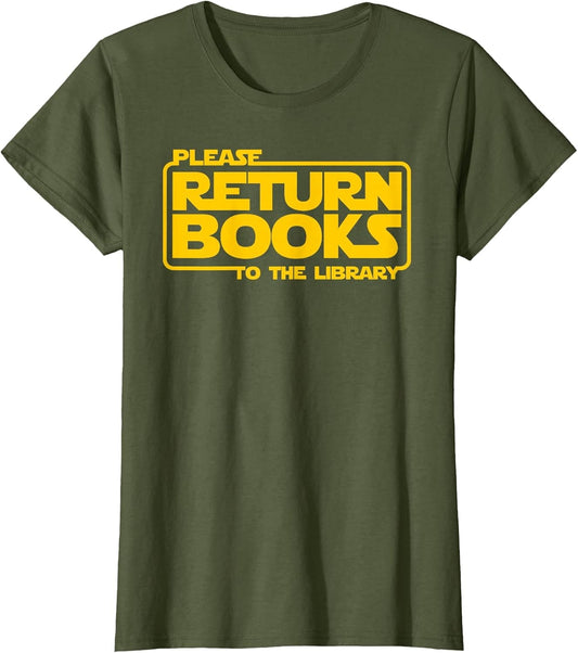 Please Return Books to The Library Funny Book Reading