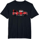 Red Buffalo Plaid Pickup Truck Happy Valentine's Day Heart