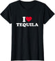 I Love Heart Tequila Lover Drinker Drinking Alcohol