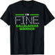 Gallbladder Awareness I´m fine Green Ribbon Cancer