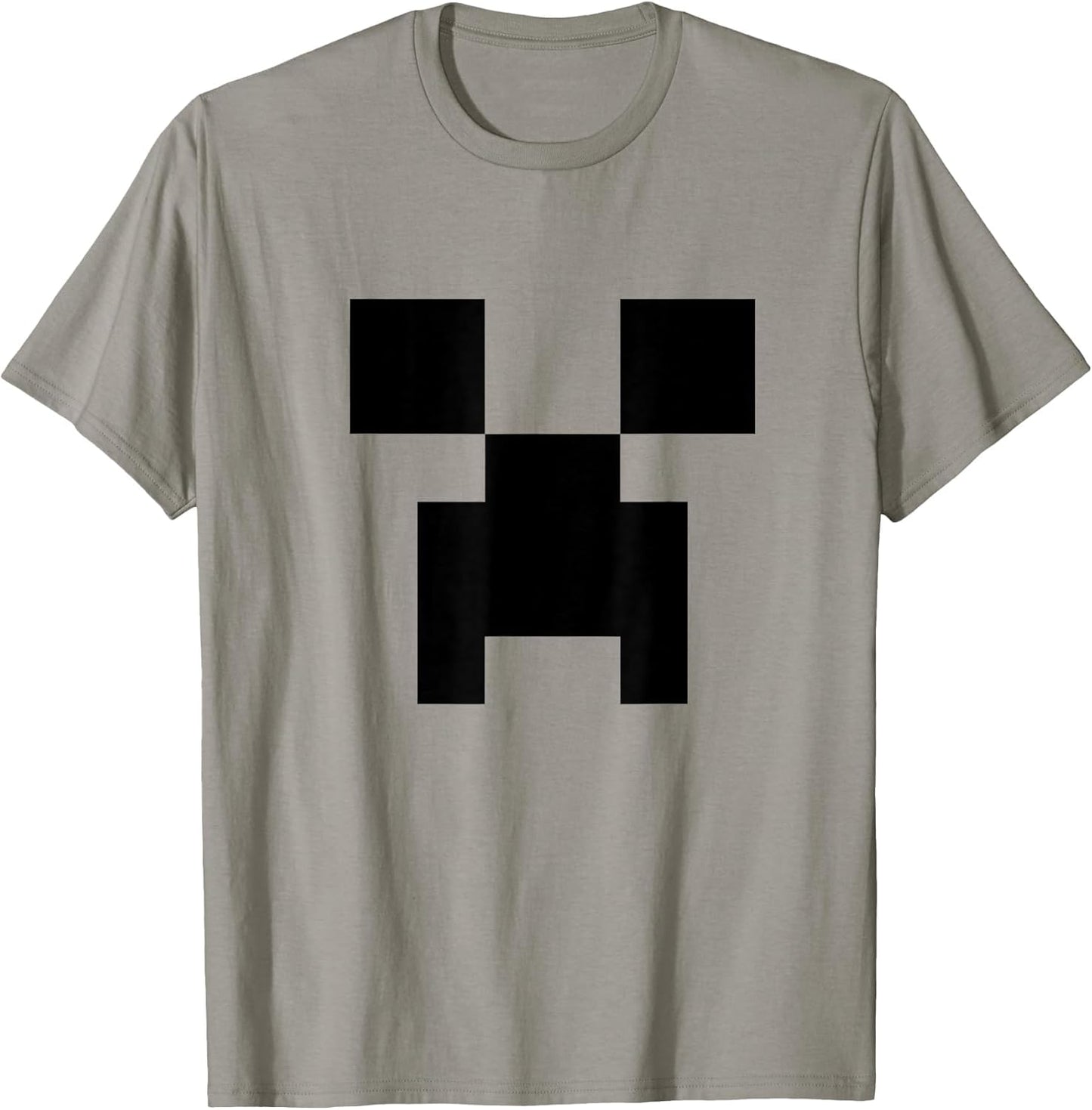 Minecraft Minimalist Big Creeper Face Pixel