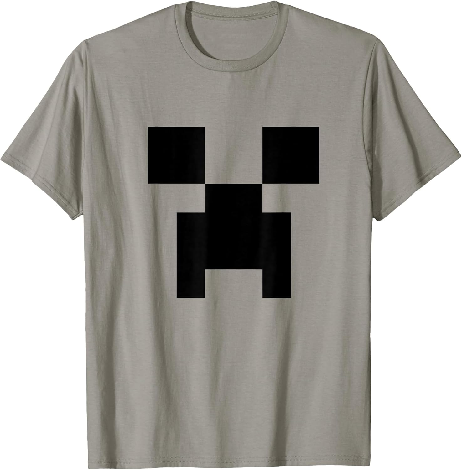 Minecraft Minimalist Big Creeper Face Pixel