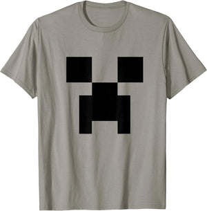 Minecraft Minimalist Big Creeper Face Pixel