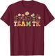 Team TK Wildflower Retro Teacher Daisy Colorful Back School
