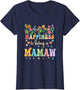 Happiness is Being A Mamaw Floral Design Mamaw Mothers Day