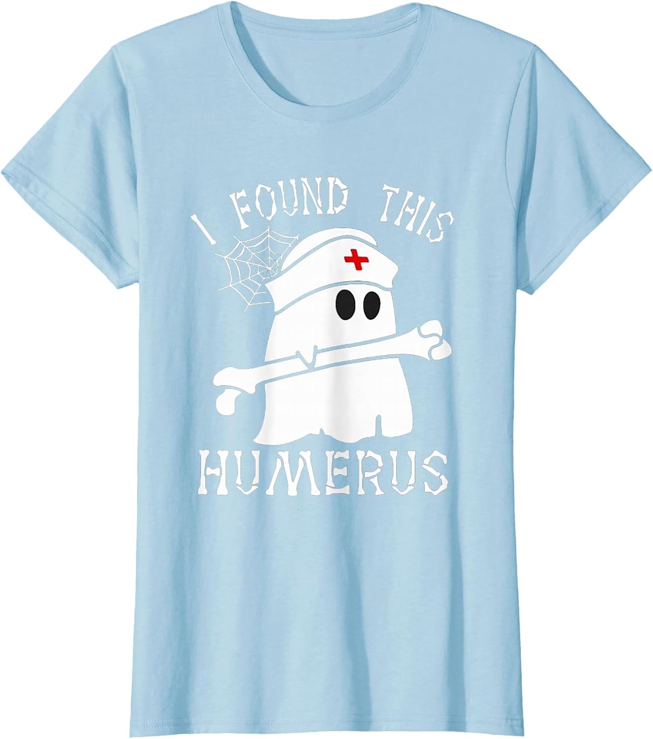 I Found This Humerus Funny Ghost Nurse Halloween