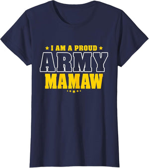 I Am A Proud Army Mamaw Patriotic Pride Military Grandma