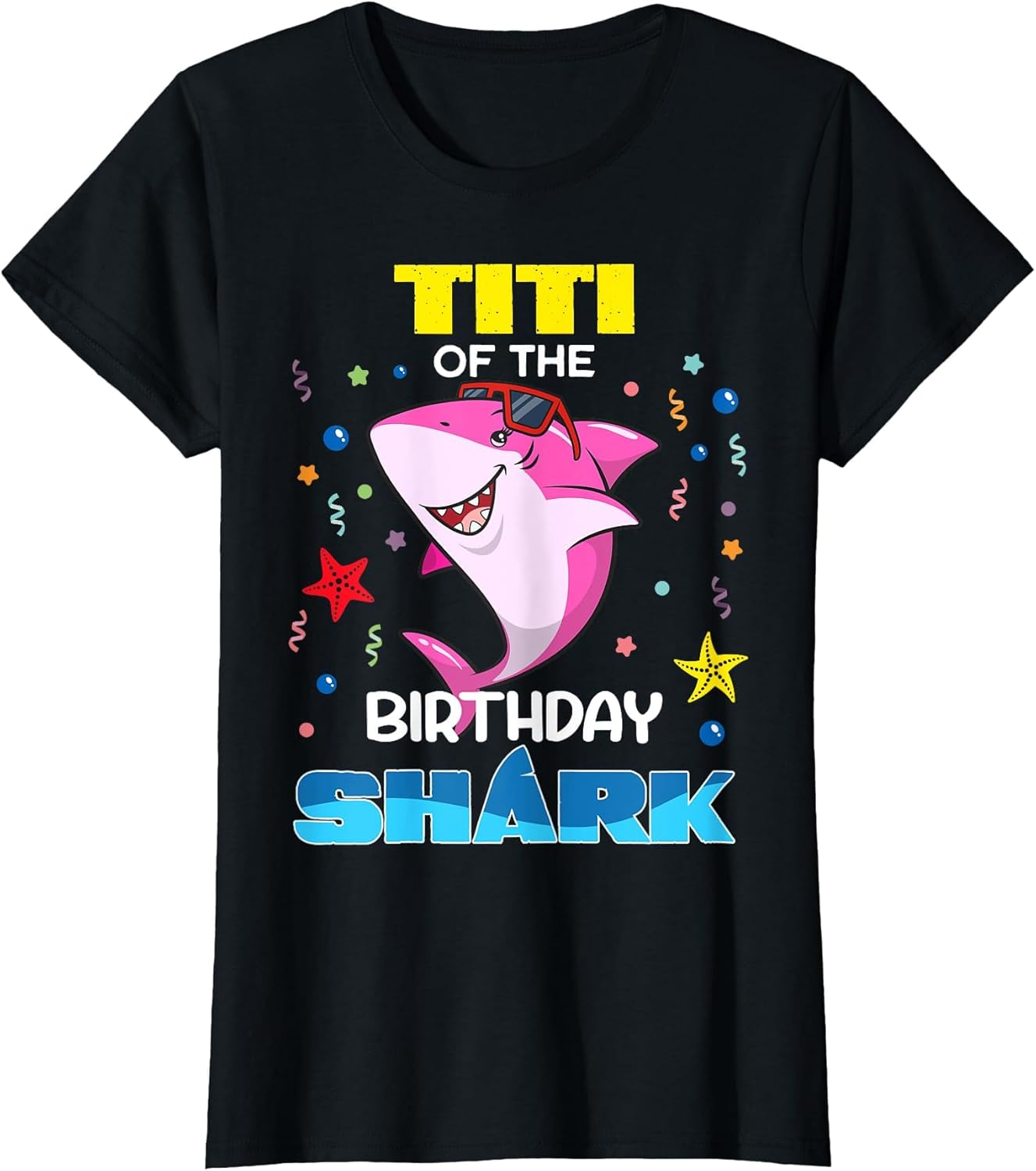 Titi of The Birthday Shark Kids Party Family Matching