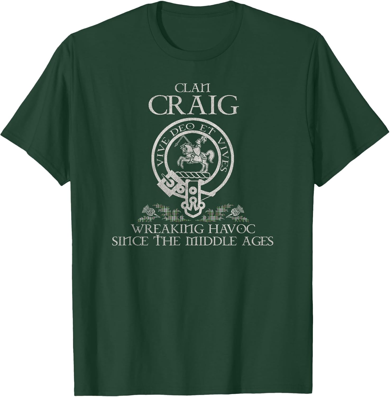 Clan Craig Crest, Surname, Scottish Heritage Vintage