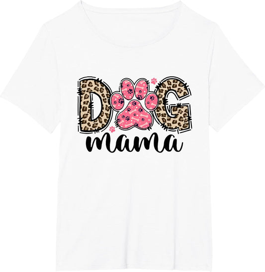 Cute Dog Mama Leopard Dog Lover Paw Dog Mom Squad