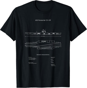 USS Forrestal CV-59 Aircraft Carrier