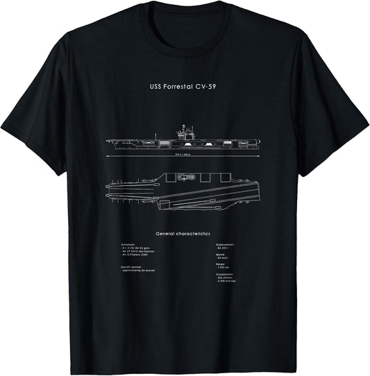 USS Forrestal CV-59 Aircraft Carrier