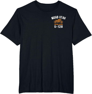 Moab Utah U-128 Retro Motorcycle Canyon Carving Design