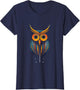 Retro Owl - Abstract Geometric Mid Century Modern