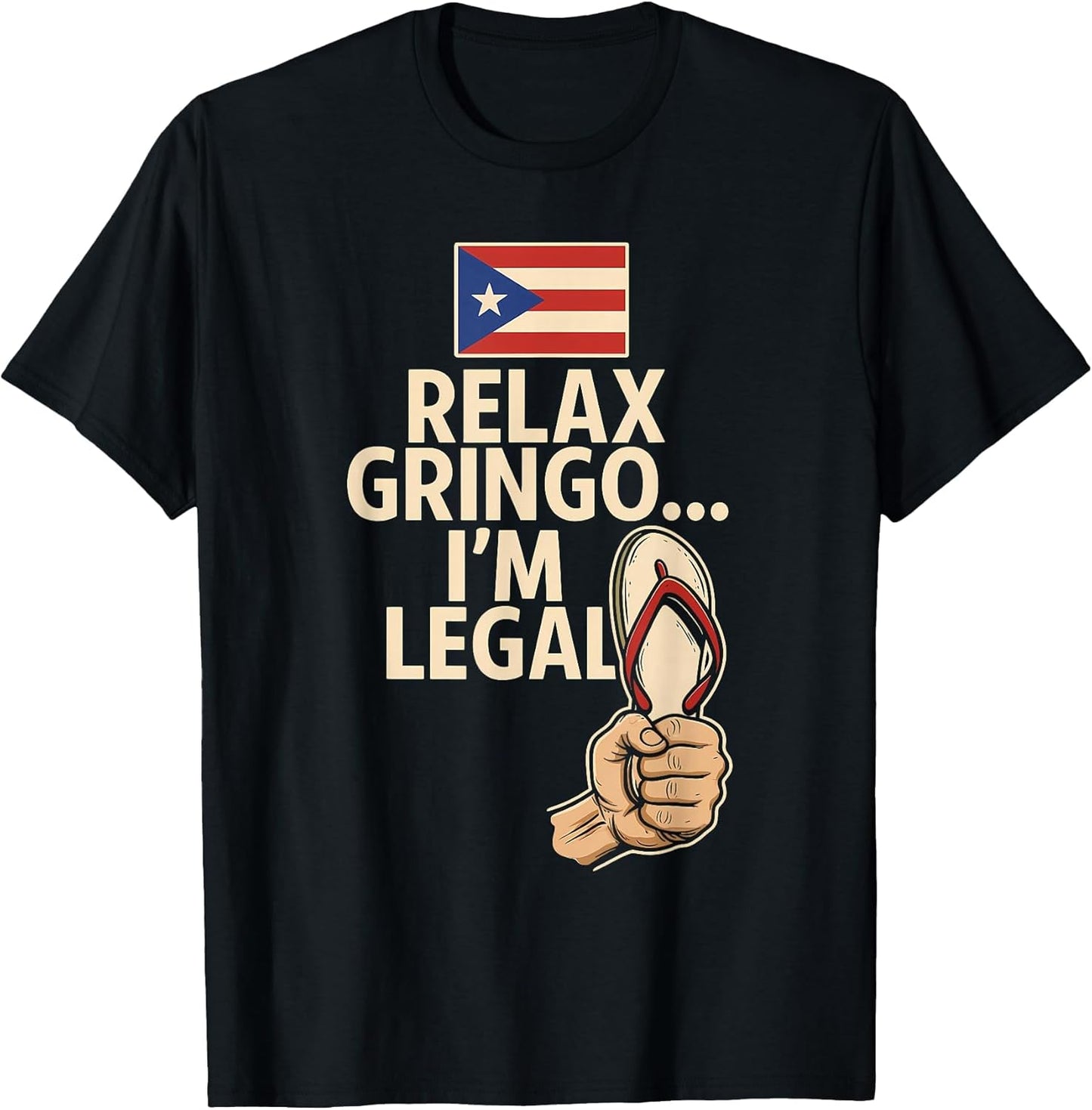 Puerto Rican Flag Boricua Taino Chancleta Funny Puerto Rico