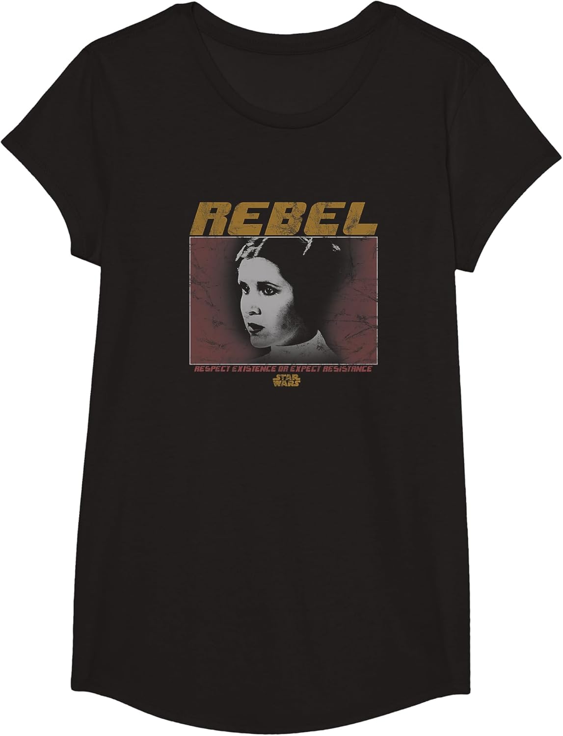 Star Wars Princess Leia Rebel Respect Existence Front & Back