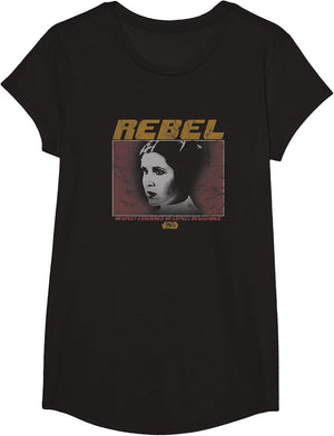 Star Wars Princess Leia Rebel Respect Existence Front & Back