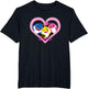 Baby Shark Family Love Pink Hearts