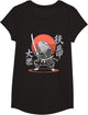 Funny Bearded Dragon Ninja Samurai Retro Anime Beardie Lover