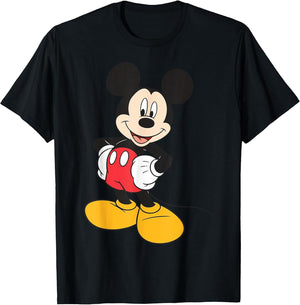 Disney Mickey and Friends Mickey Mouse Classic Pose , Men, Black, 5X-Large