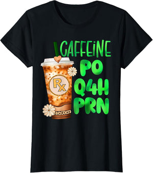 Cute Pharmacy tech Pharmacist Caffeine Nurse rx Coffee PRN