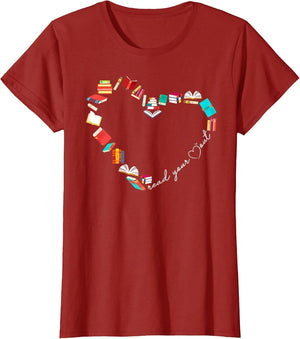 Read Your Heart Out Love Book Reading Librarian Bookworm