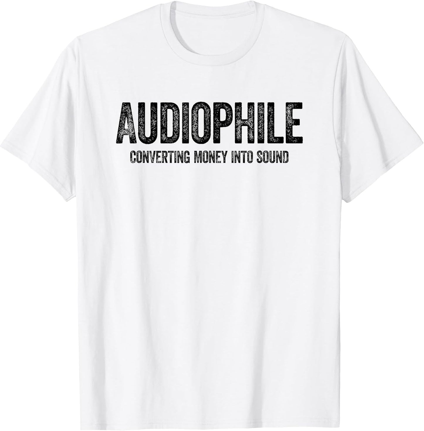 Audiophile Shirt Converting Money Into Sound Hi-Res Audio