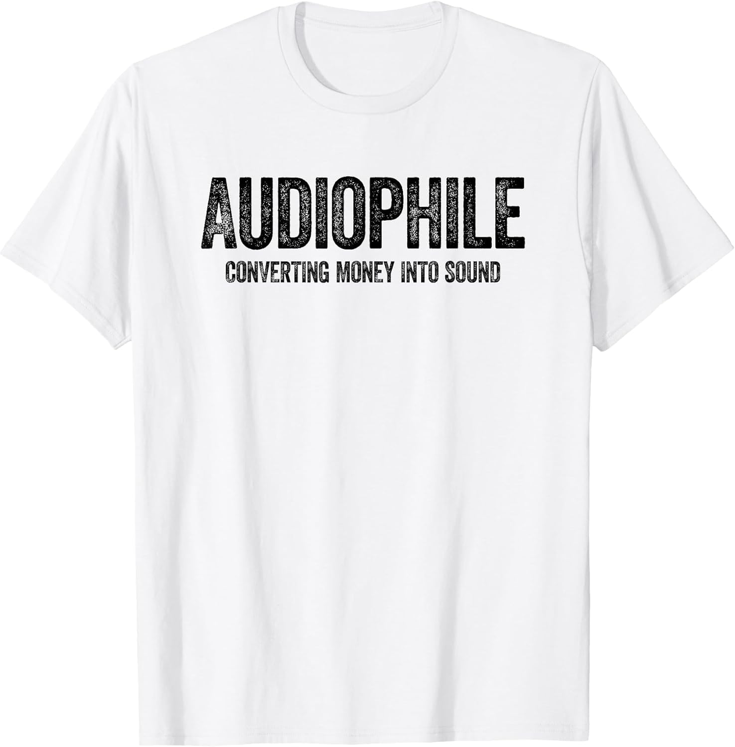 Audiophile Shirt Converting Money Into Sound Hi-Res Audio