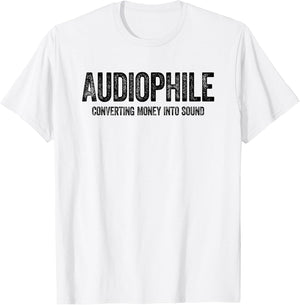 Audiophile Shirt Converting Money Into Sound Hi-Res Audio