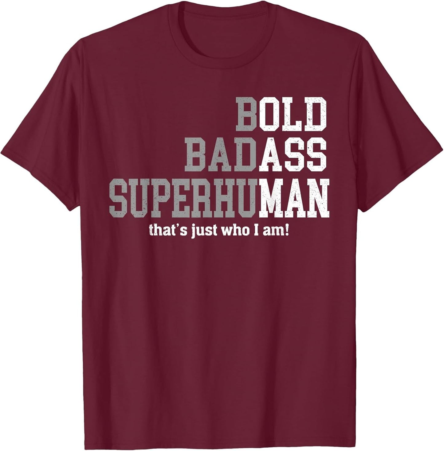 Retro Bold Ba-DASS That's Just Who I Am Old Ass Man Dad Life