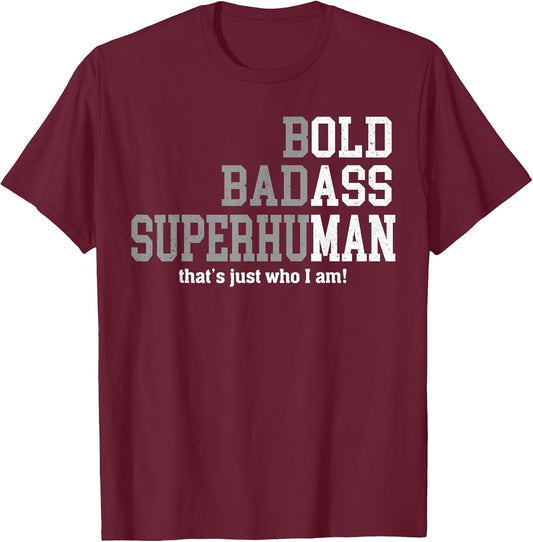 Retro Bold Ba-DASS That's Just Who I Am Old Ass Man Dad Life