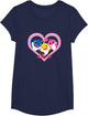 Baby Shark Family Love Pink Hearts