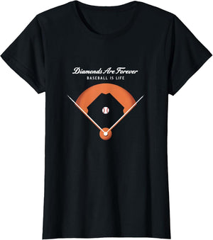 Diamonds are Forever Baseball is Life Fan Jersey