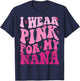 I Wear Pink for My Nana Breast Cancer Grandma Support Squads