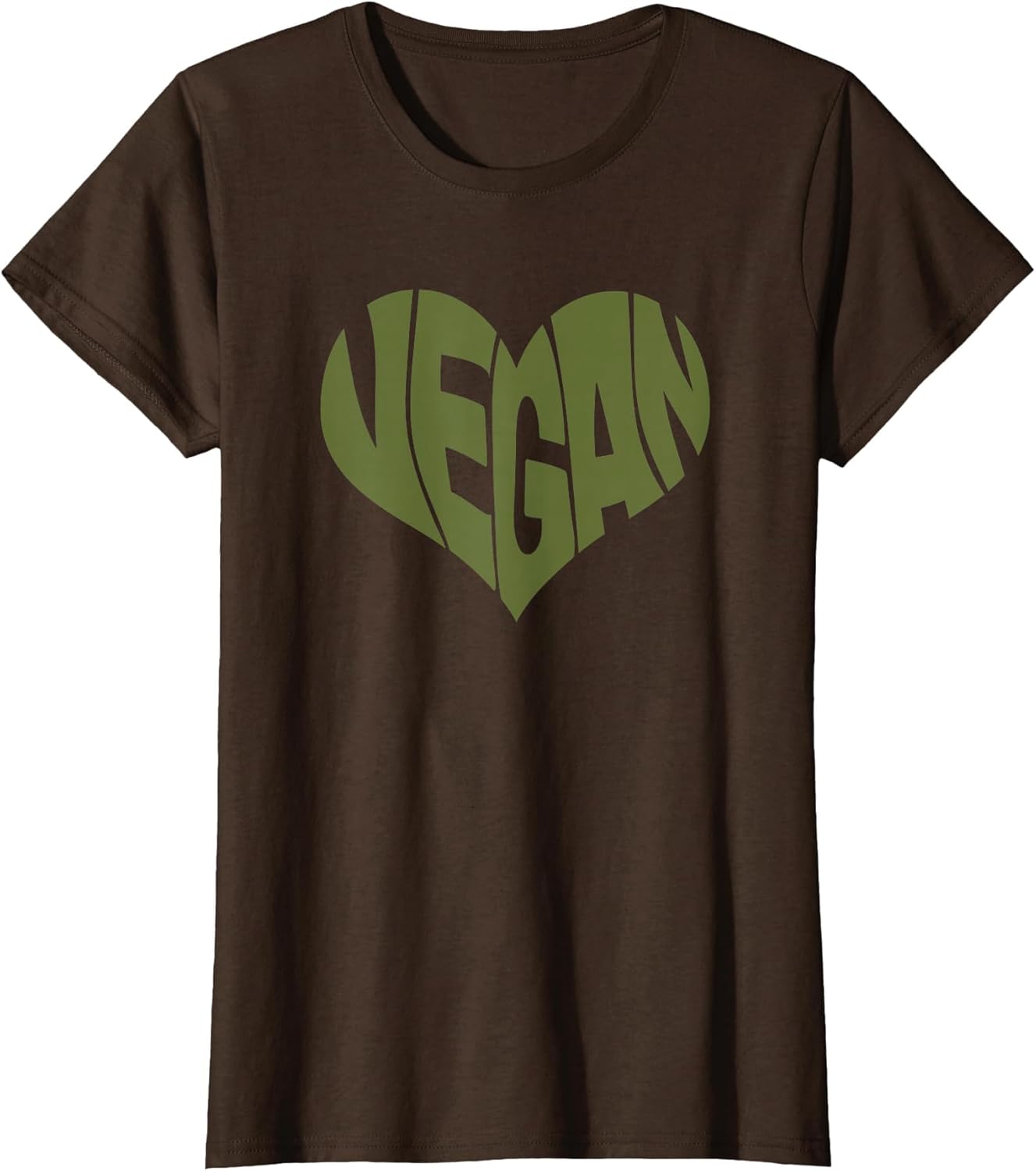 Vegan Saying Heart Shape Design/Promote Plant Based Diet