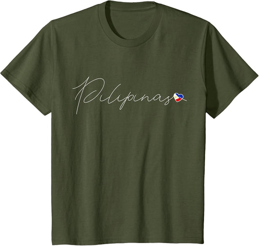 Pilipinas Love Philippine Flag and Heart Philippines