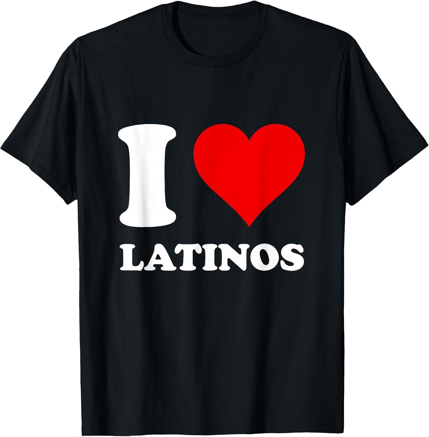 Red Heart I Love Latinos