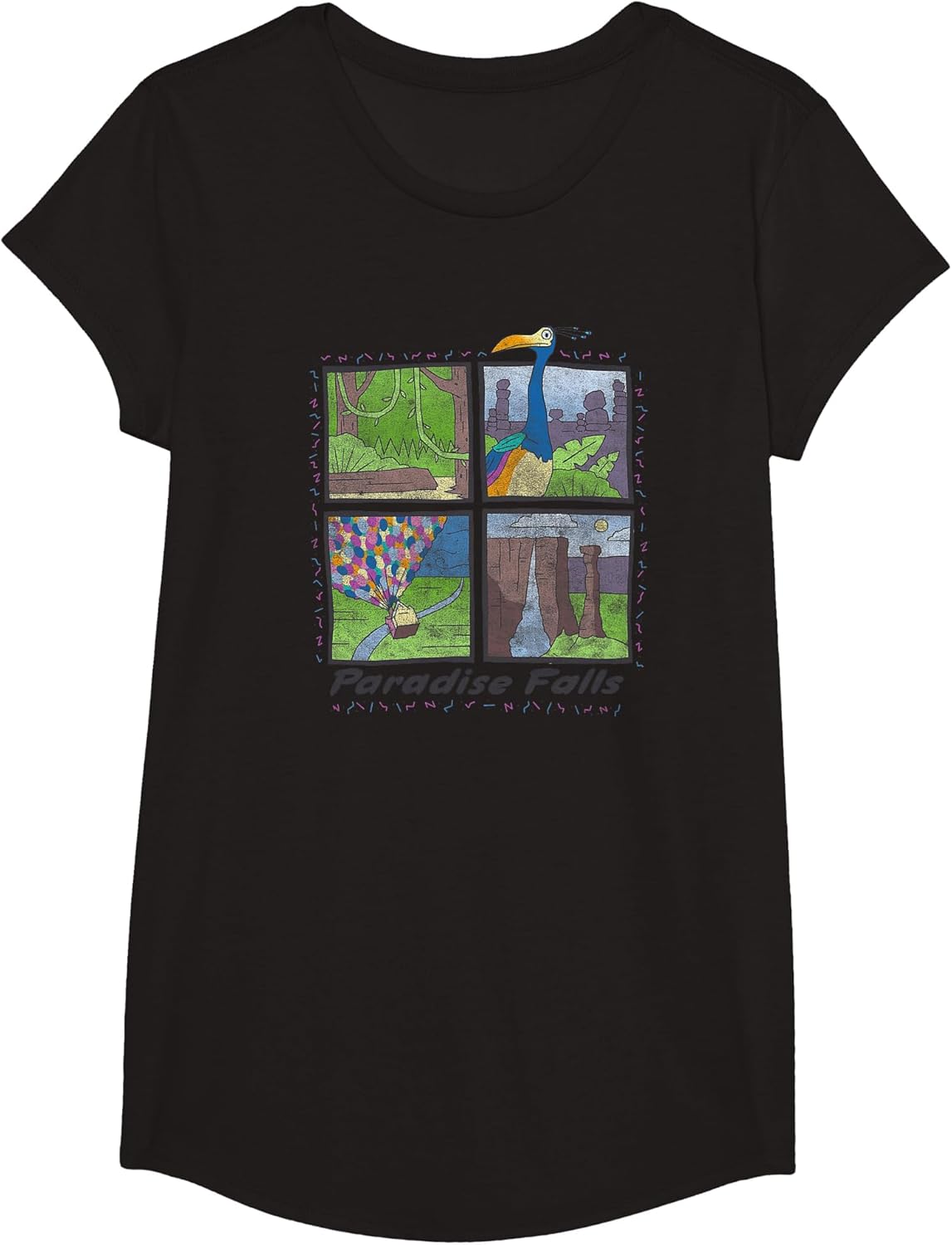 Disney Pixar Up Paradise Falls Summer Camp Squares
