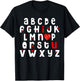 Valentine Alphabet I Love You Heart Teacher Boy Girl Kid