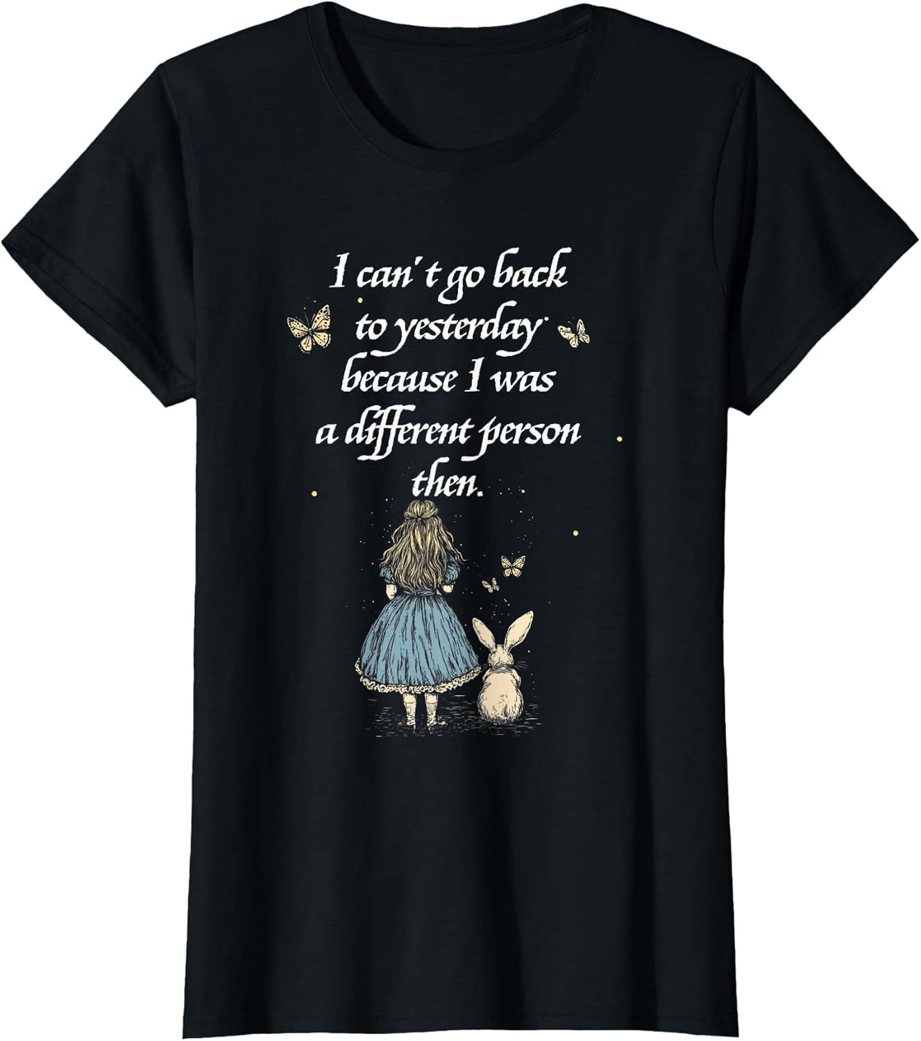 Alice in Wonderland Quote - Whimsical Fantasy World Novel