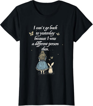 Alice in Wonderland Quote - Whimsical Fantasy World Novel
