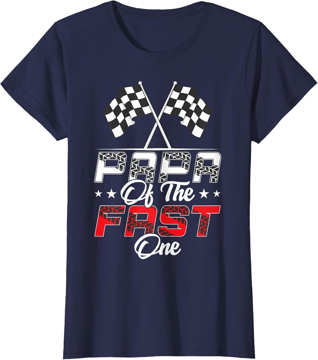 Papa of The Fast One First Birthday Racing Car Family