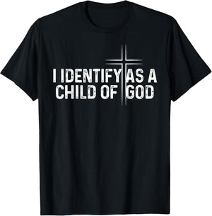 I Identify As A Child of God Overcomer Christian Vintage