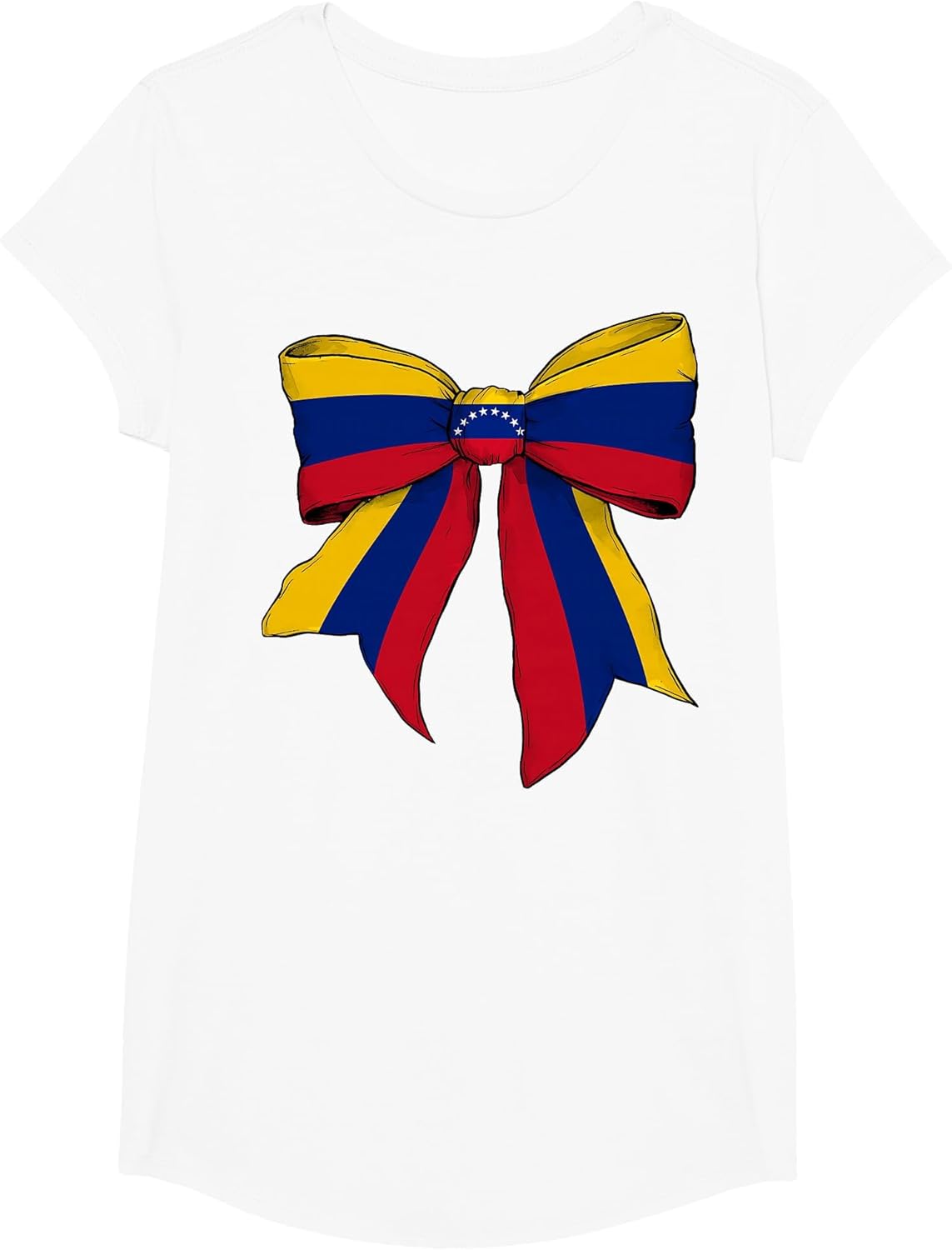 Venezuela Venezuelan Pride Flag Girl Coquette Bow Ribbon